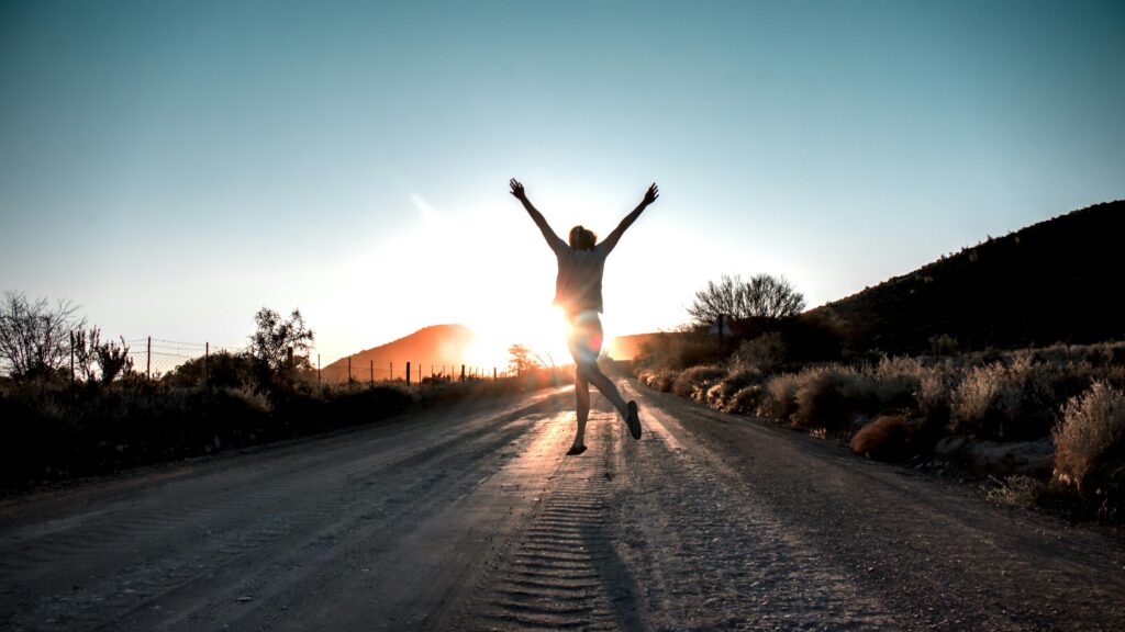 Dancing in the African Sunset