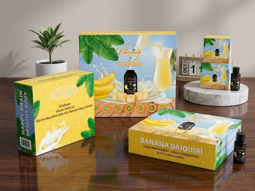 Vitamin Shots Box Table Multiple Angles